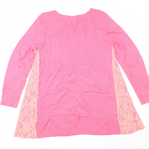 Joanna Hope Womens Pink   Pullover Jumper Size 12