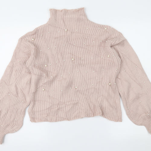 SheIn Womens Pink   Pullover Jumper Size S