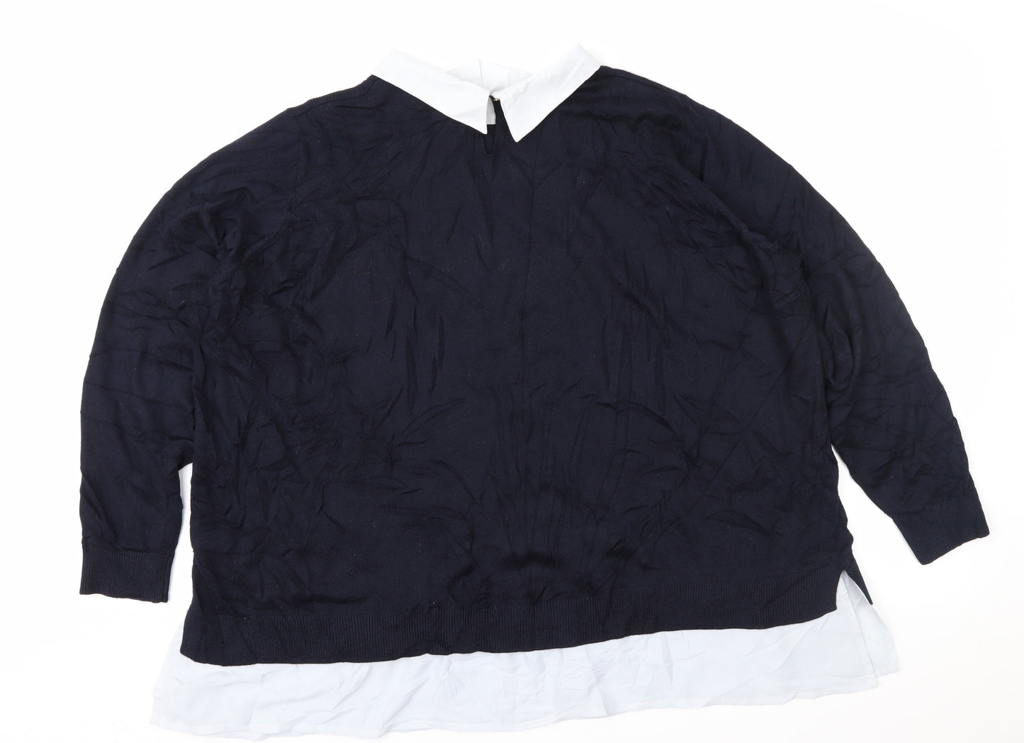 Dorothy Perkins Womens Blue   Pullover Jumper Size 26