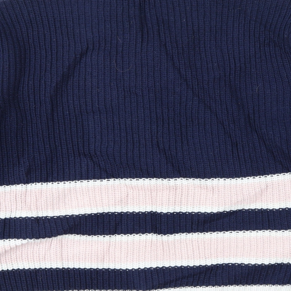 Marks and Spencer Womens Blue Striped  Pullover Jumper Size L