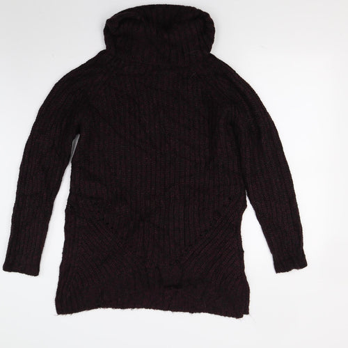 Papaya Womens Red  Knit Pullover Jumper Size S