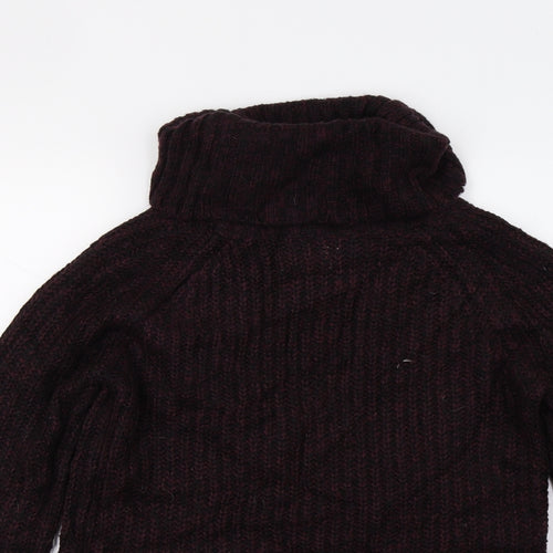 Papaya Womens Red  Knit Pullover Jumper Size S