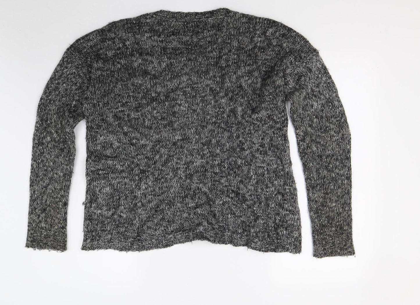 Aprict Womens Grey  Knit Pullover Jumper Size 12  - PENGUIN PRINT