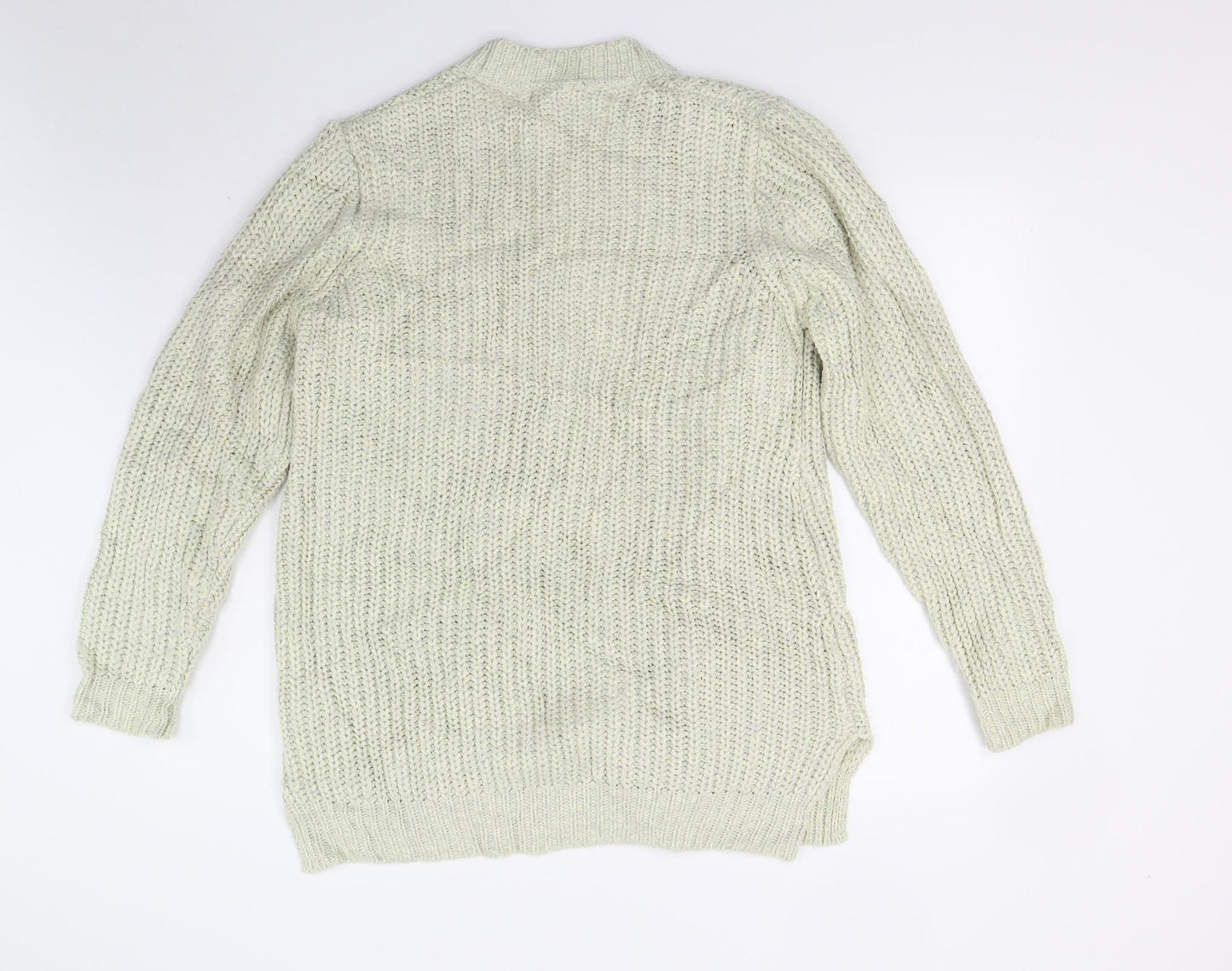 F&F Womens Green  Knit Cardigan Jumper Size 14