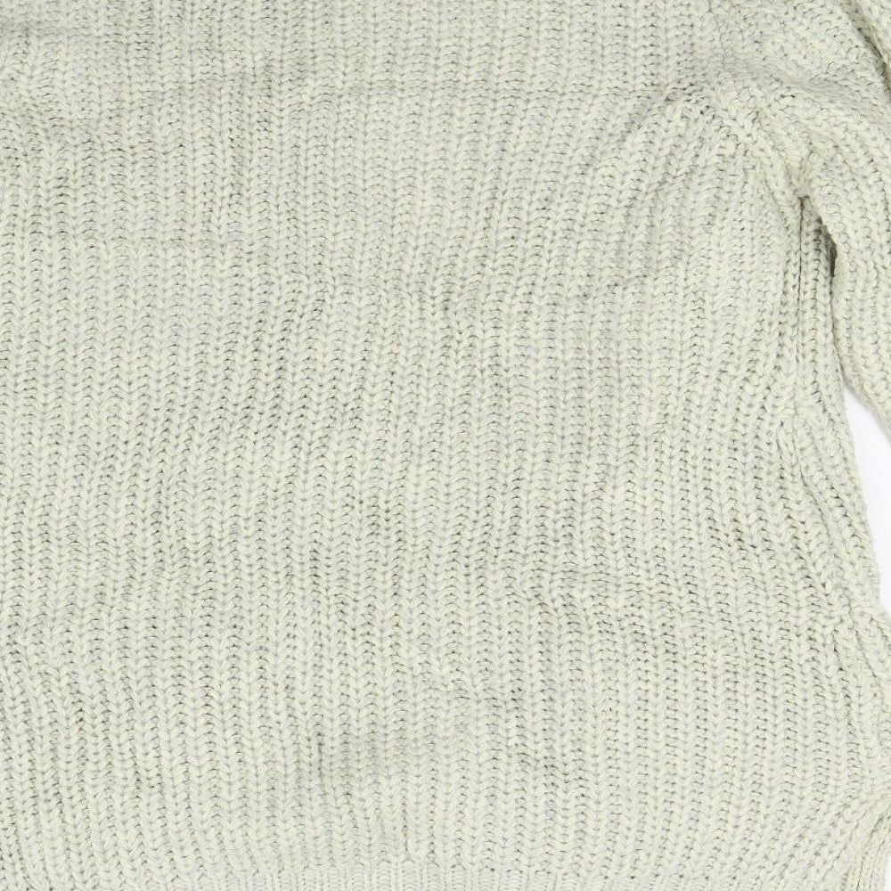 F&F Womens Green  Knit Cardigan Jumper Size 14