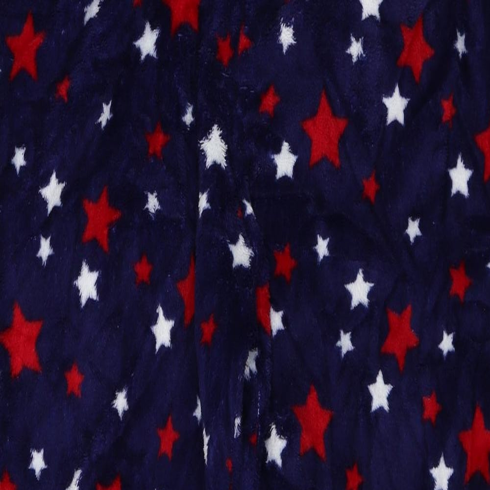 Matalan Womens Blue  Fleece Jogger Trousers Size L L24 in - Lounge Pants