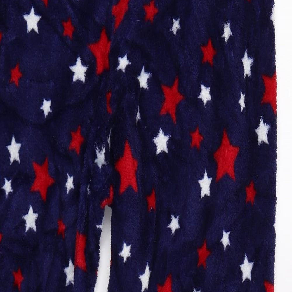Matalan Womens Blue  Fleece Jogger Trousers Size L L24 in - Lounge Pants