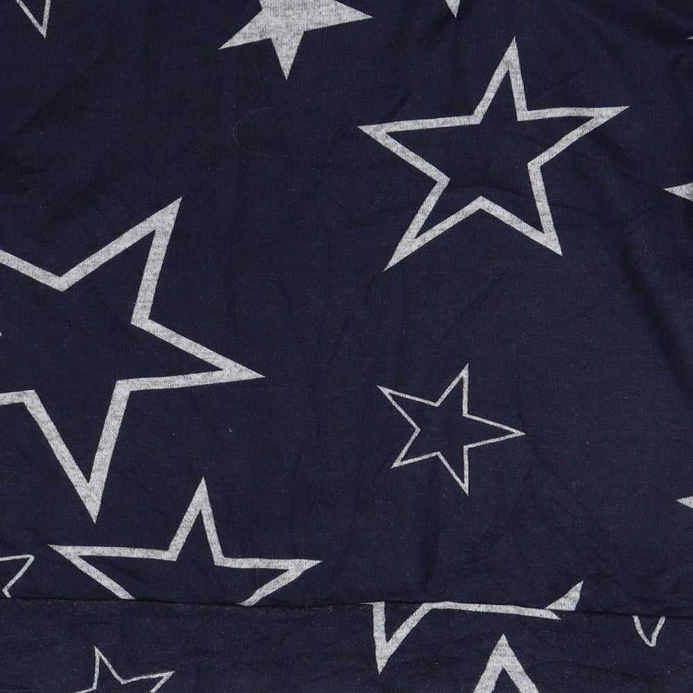 Izabel Womens Blue  Knit Pullover Jumper Size 16  - Star Print