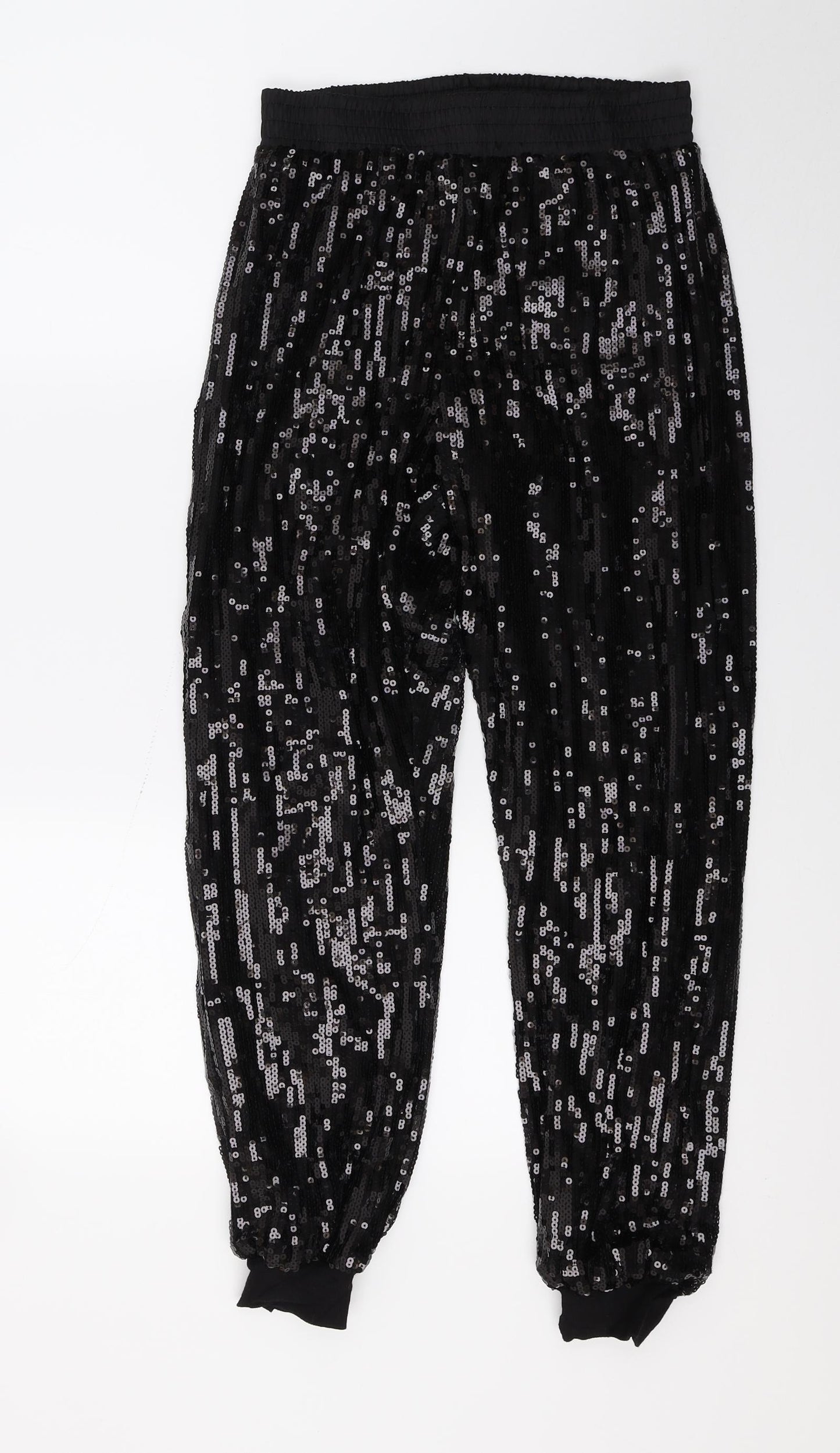 River Island Womens Black   Jogger Trousers Size XS L25 in