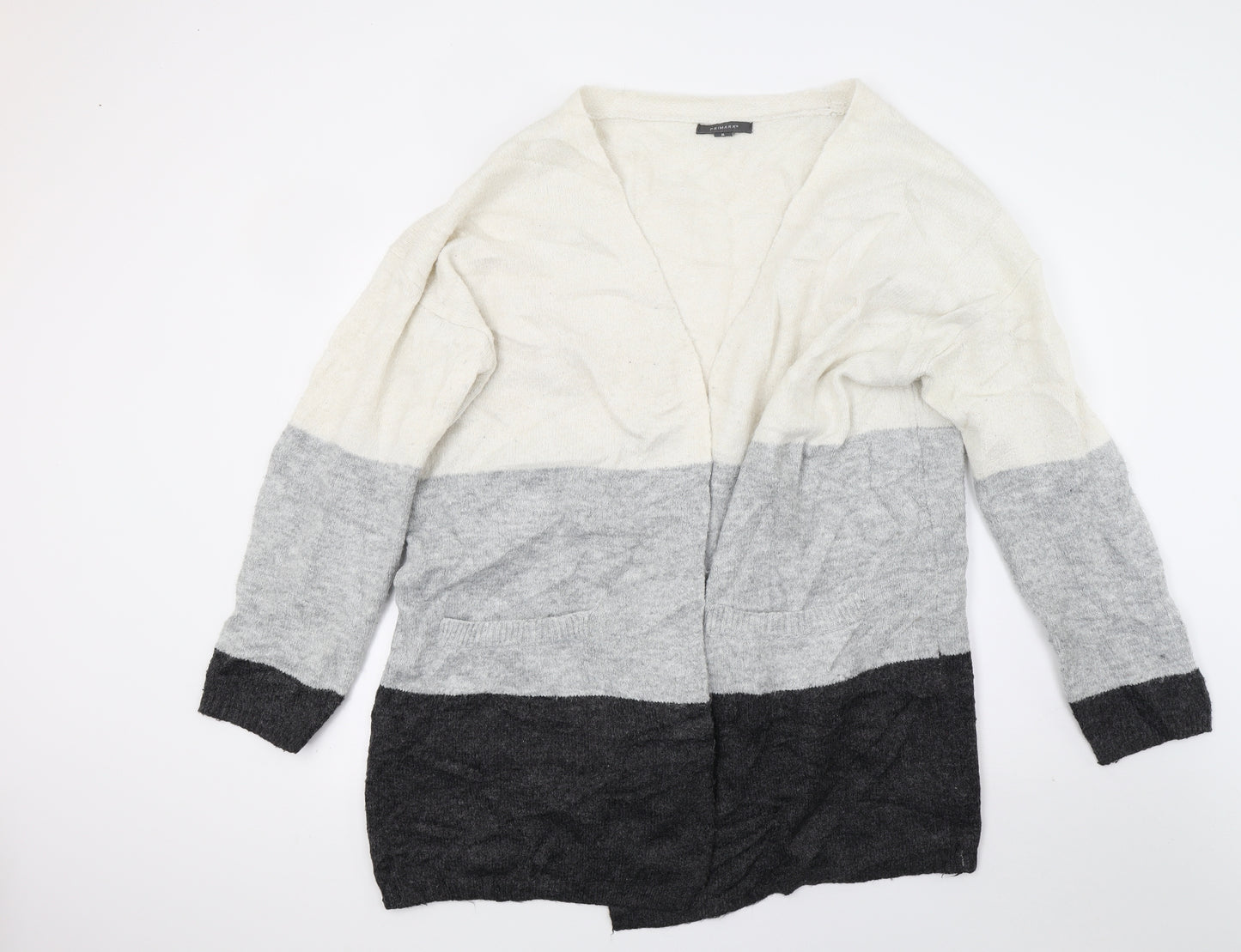 Primark Womens Grey   Cardigan Jumper Size XL