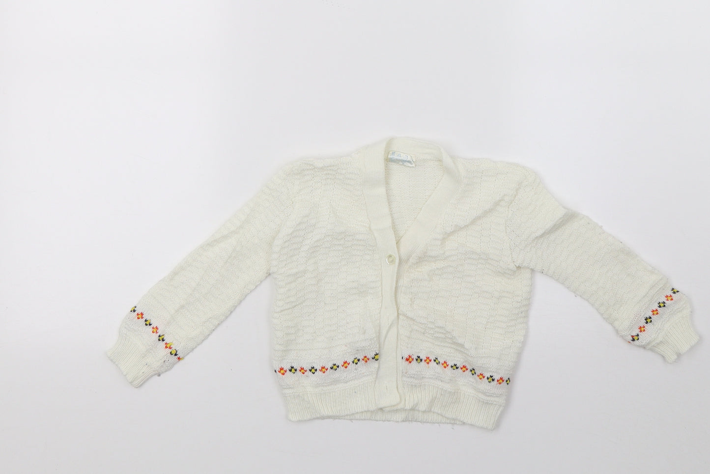Cozinit Girls White   Cardigan Jumper Size 2 Years