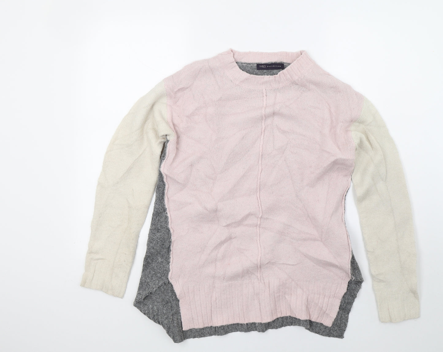 Marks and Spencer Womens Grey   Pullover Jumper Size S