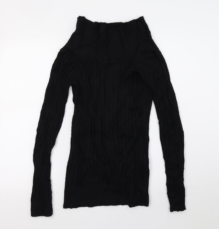 VERO MODA Womens Black  Knit Pullover Jumper Size M