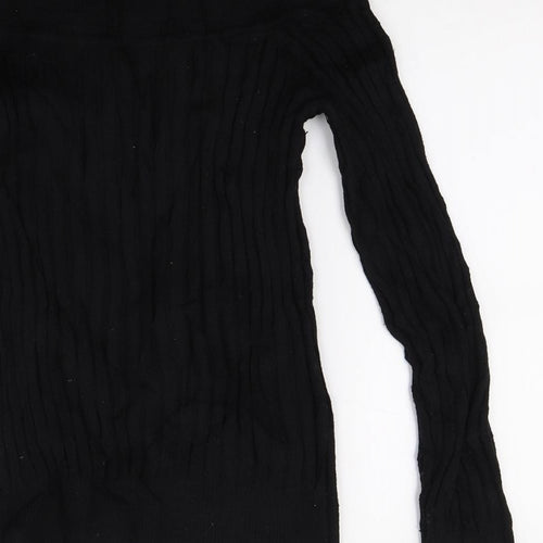 VERO MODA Womens Black  Knit Pullover Jumper Size M