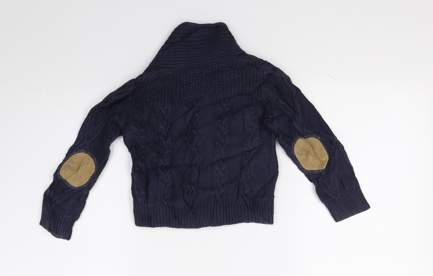 Autograph Boys Blue  Knit Cardigan Jumper Size 2 Years