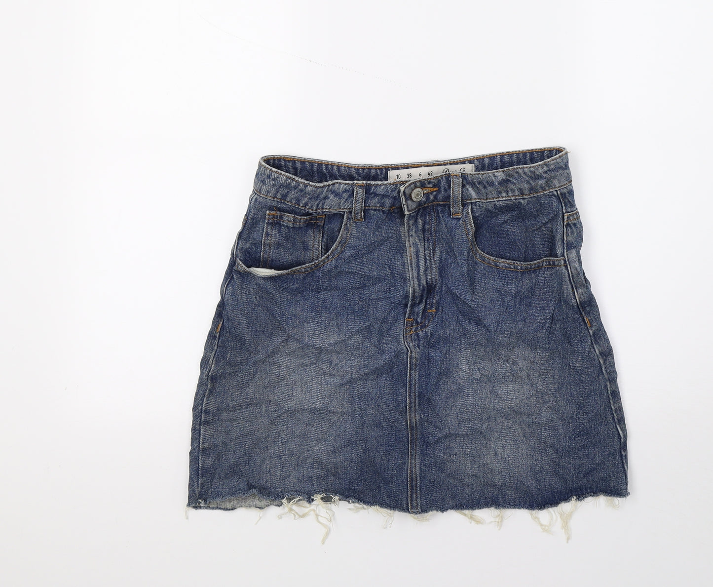 Primark Womens Blue  Denim Mini Skirt Size 10