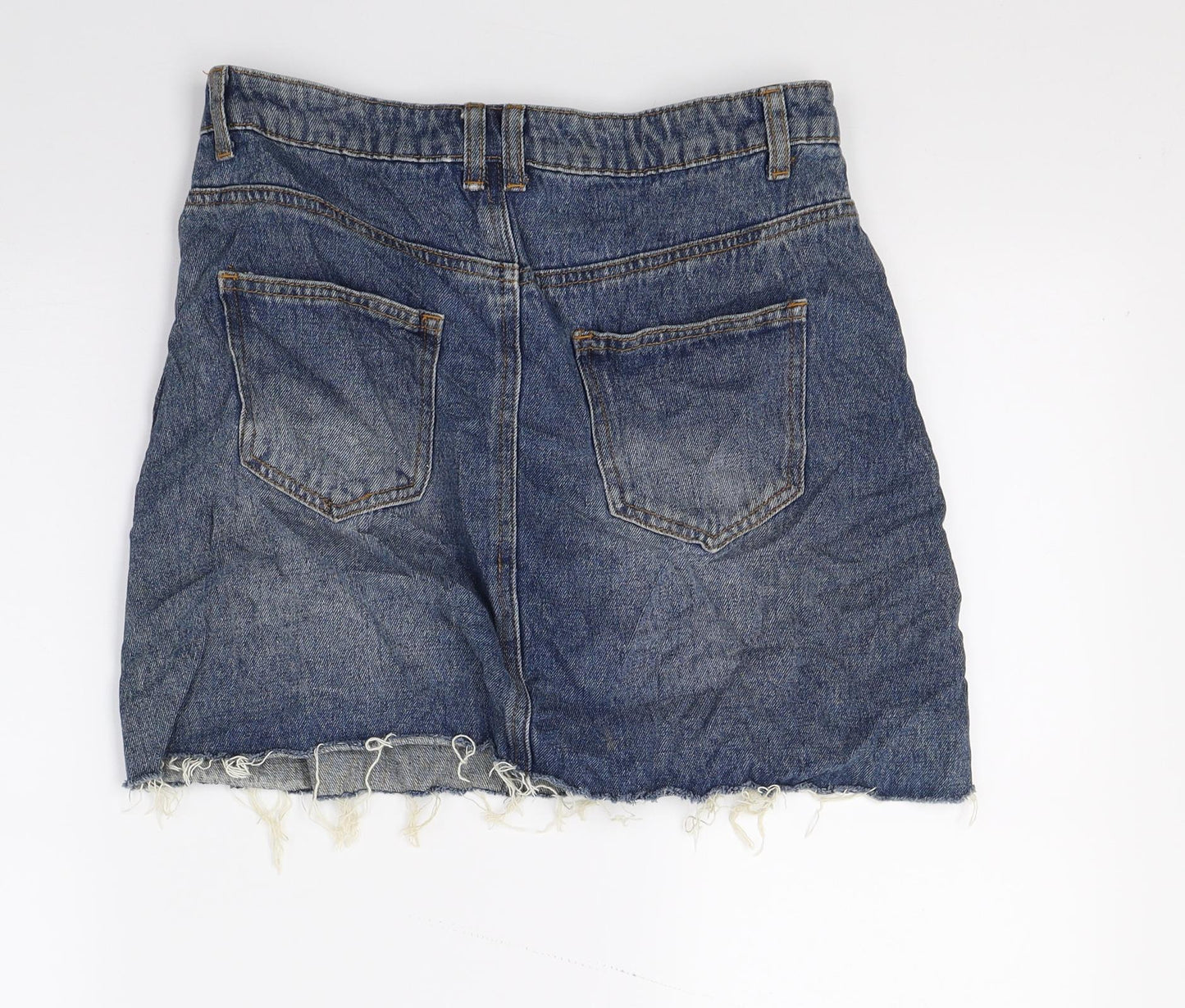 Primark Womens Blue  Denim Mini Skirt Size 10
