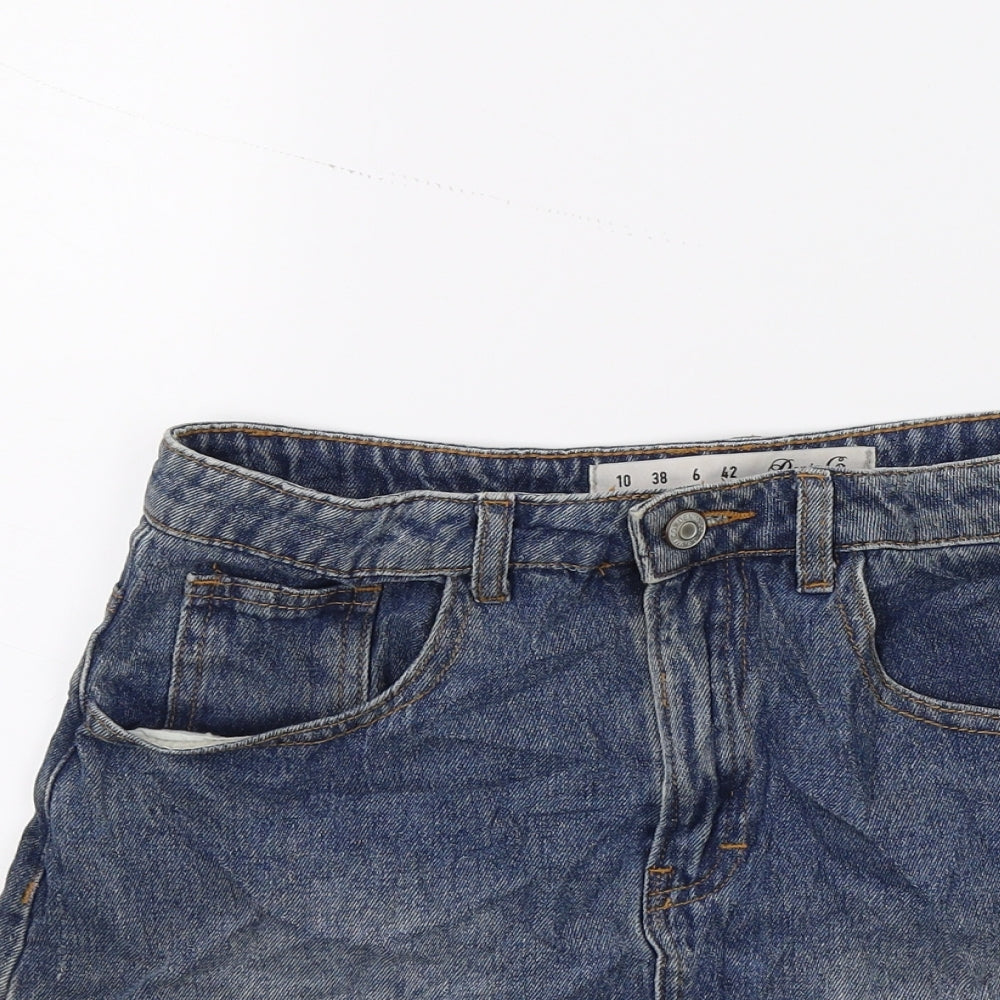Primark Womens Blue  Denim Mini Skirt Size 10