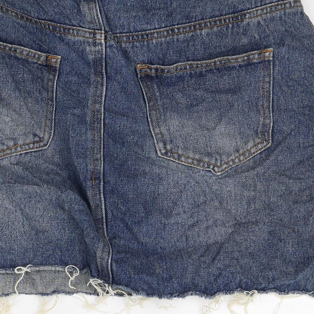 Primark Womens Blue  Denim Mini Skirt Size 10