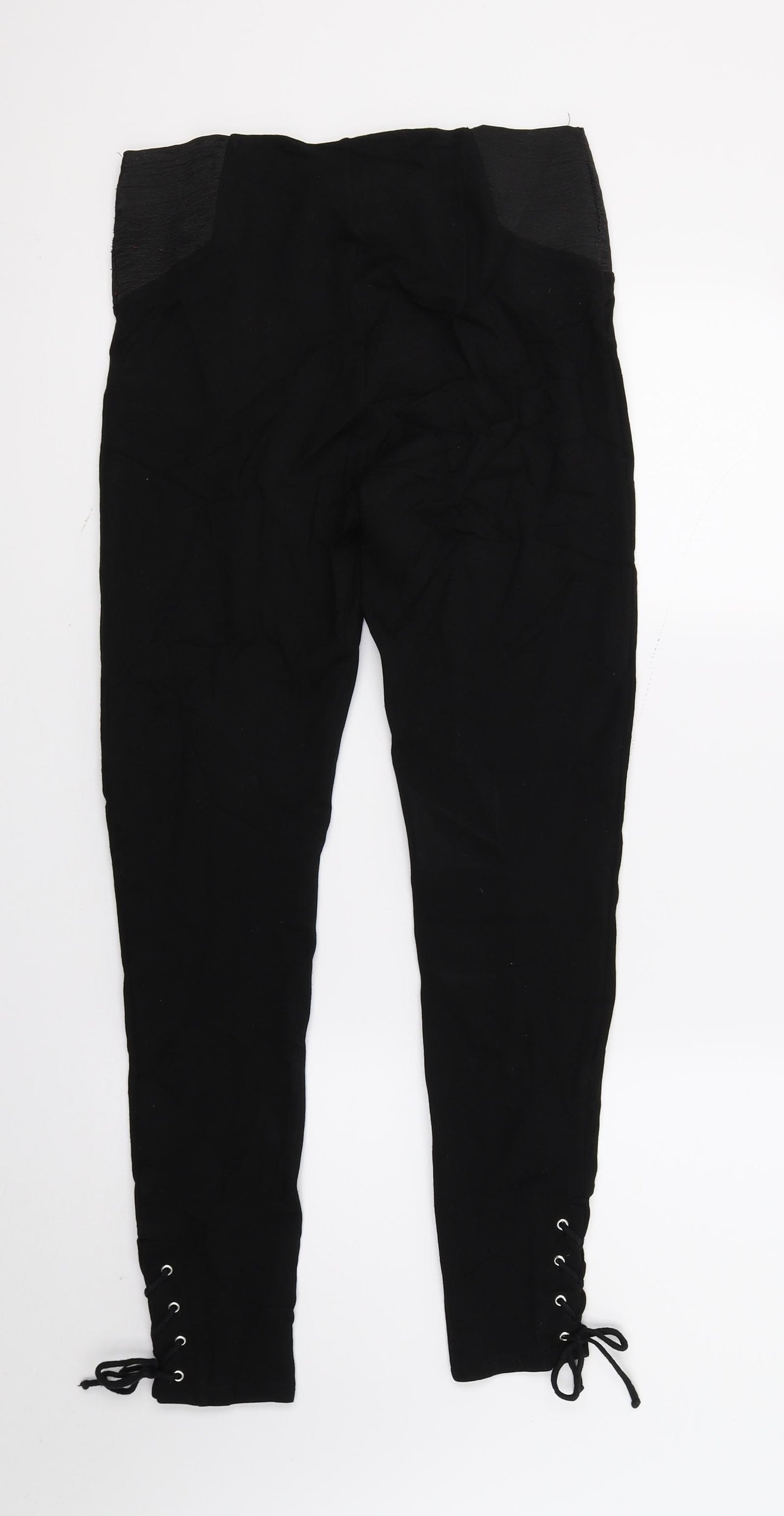 TU Womens Black   Trousers  Size 12 L26 in