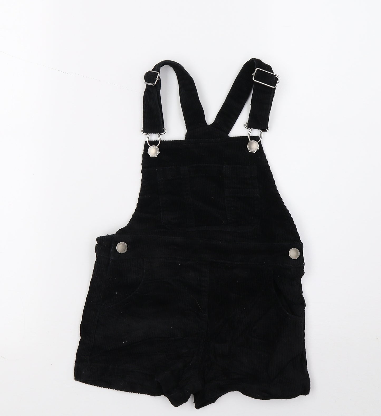NEXT Girls Black  Corduroy Shorts One-Piece Size 4-5 Years