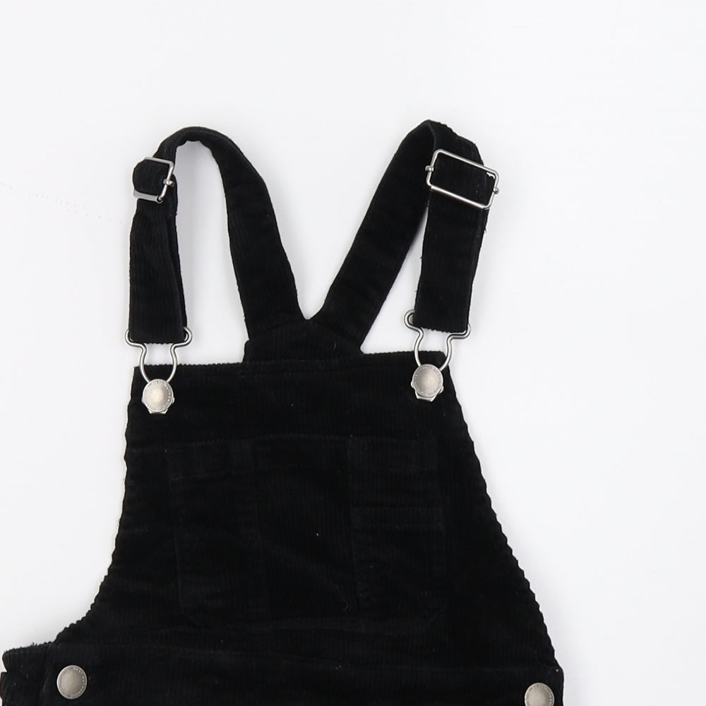 NEXT Girls Black  Corduroy Shorts One-Piece Size 4-5 Years