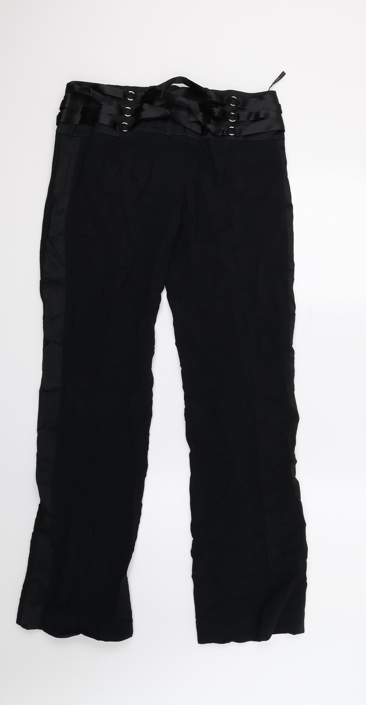 Karren Millen Womens Black   Trousers  Size 12 L27 in