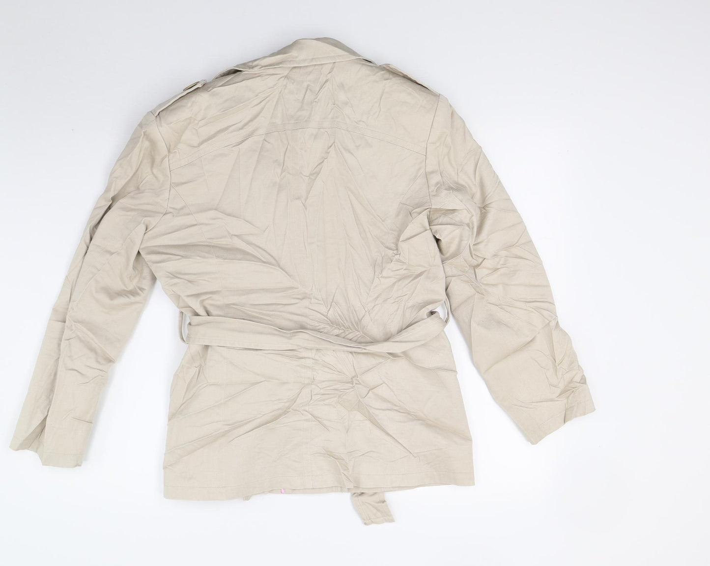 Debenhams Womens Beige   Jacket Coat Size 14