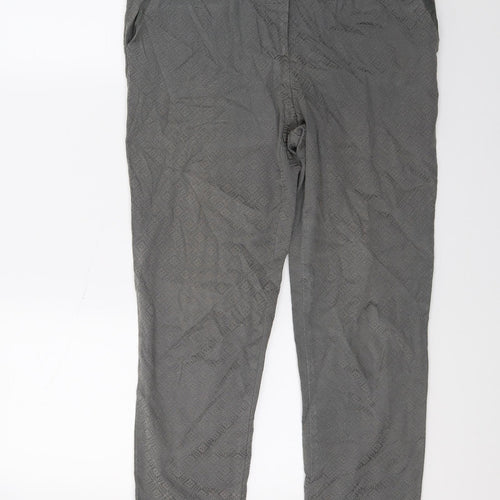 NEXT Womens Grey   Trousers  Size 10 L24 in