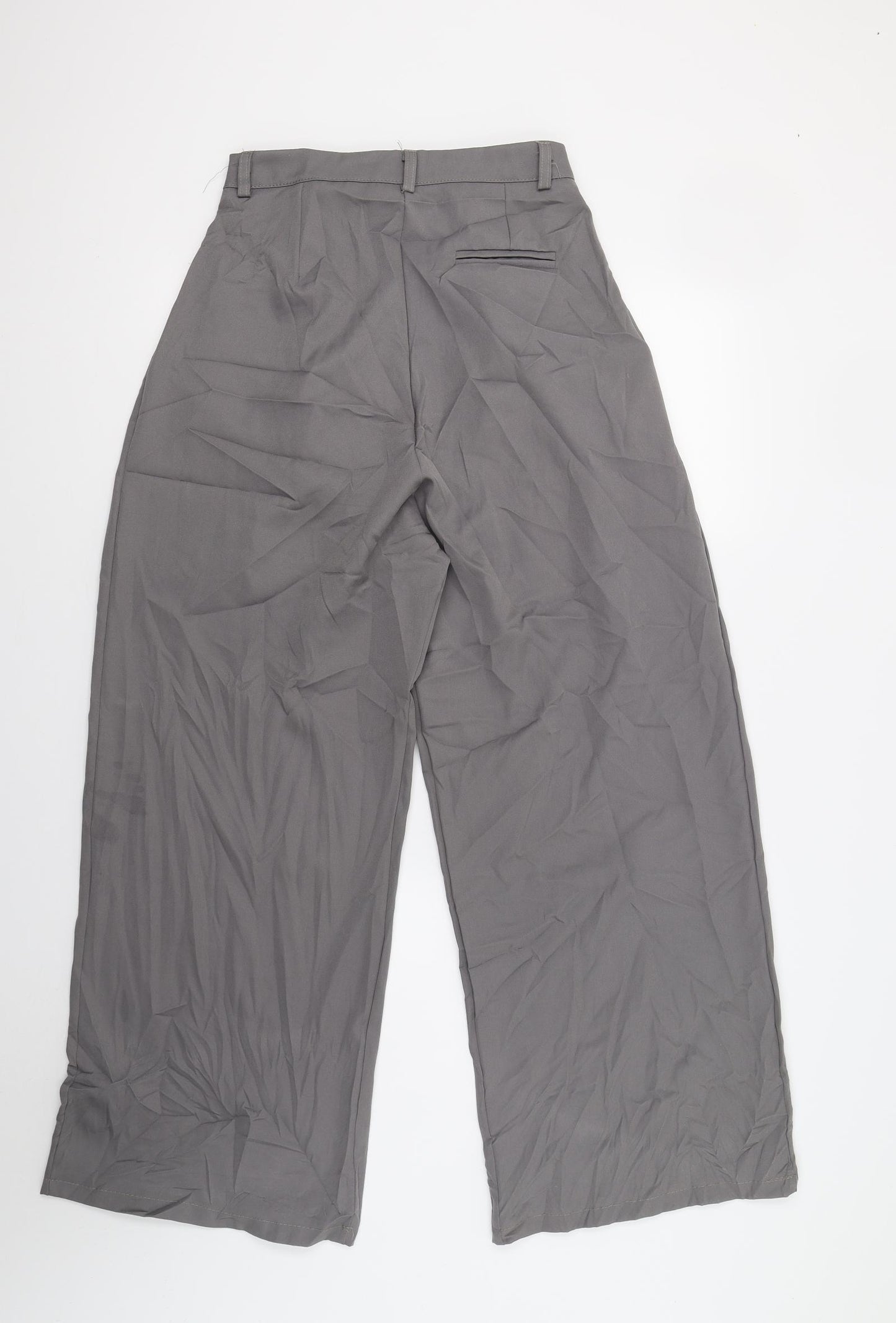 Chu Tian Womens Grey   Trousers  Size M L25 in
