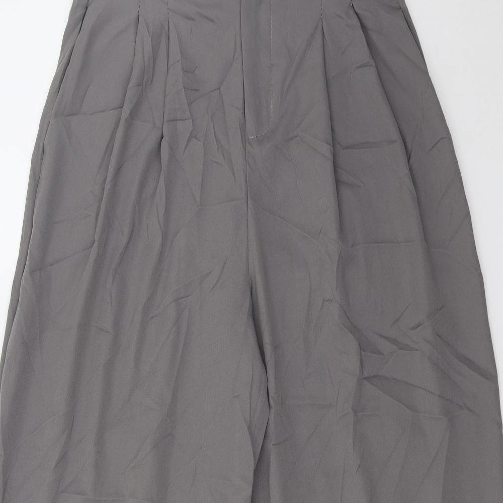 Chu Tian Womens Grey   Trousers  Size M L25 in