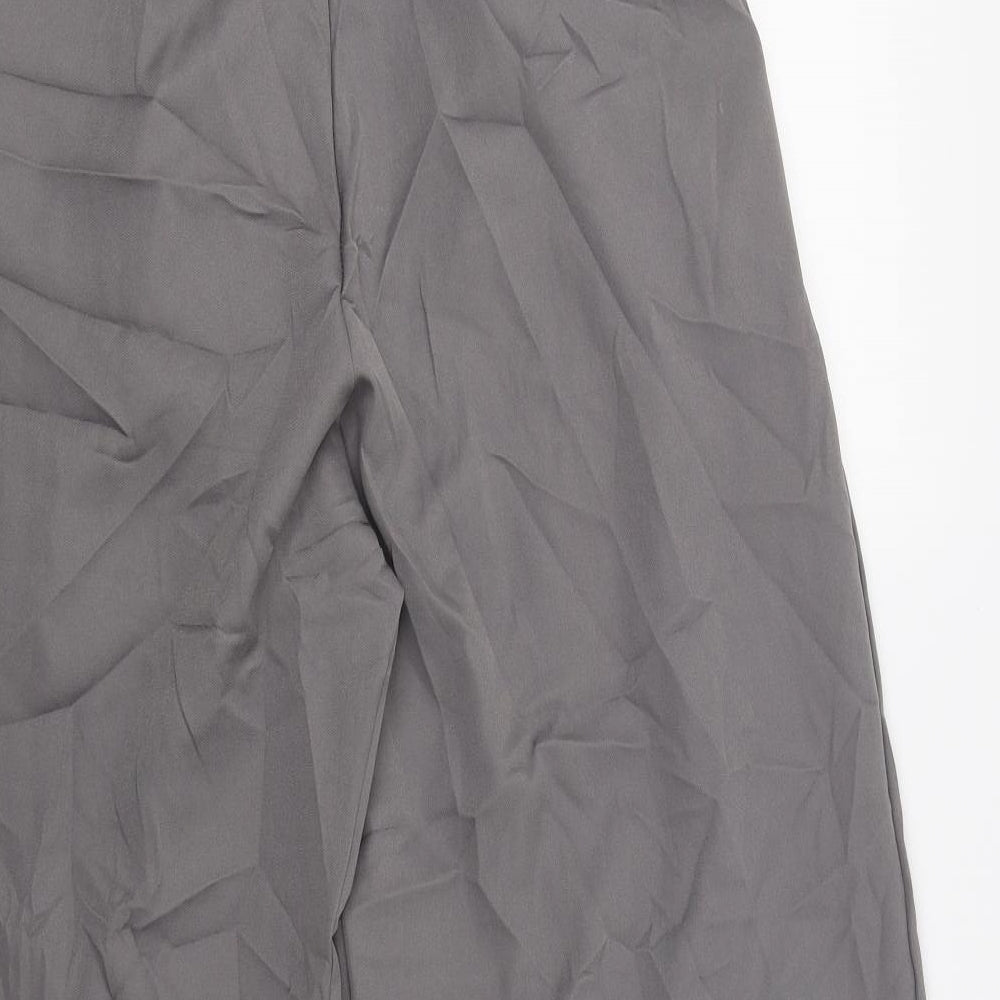 Chu Tian Womens Grey   Trousers  Size M L25 in
