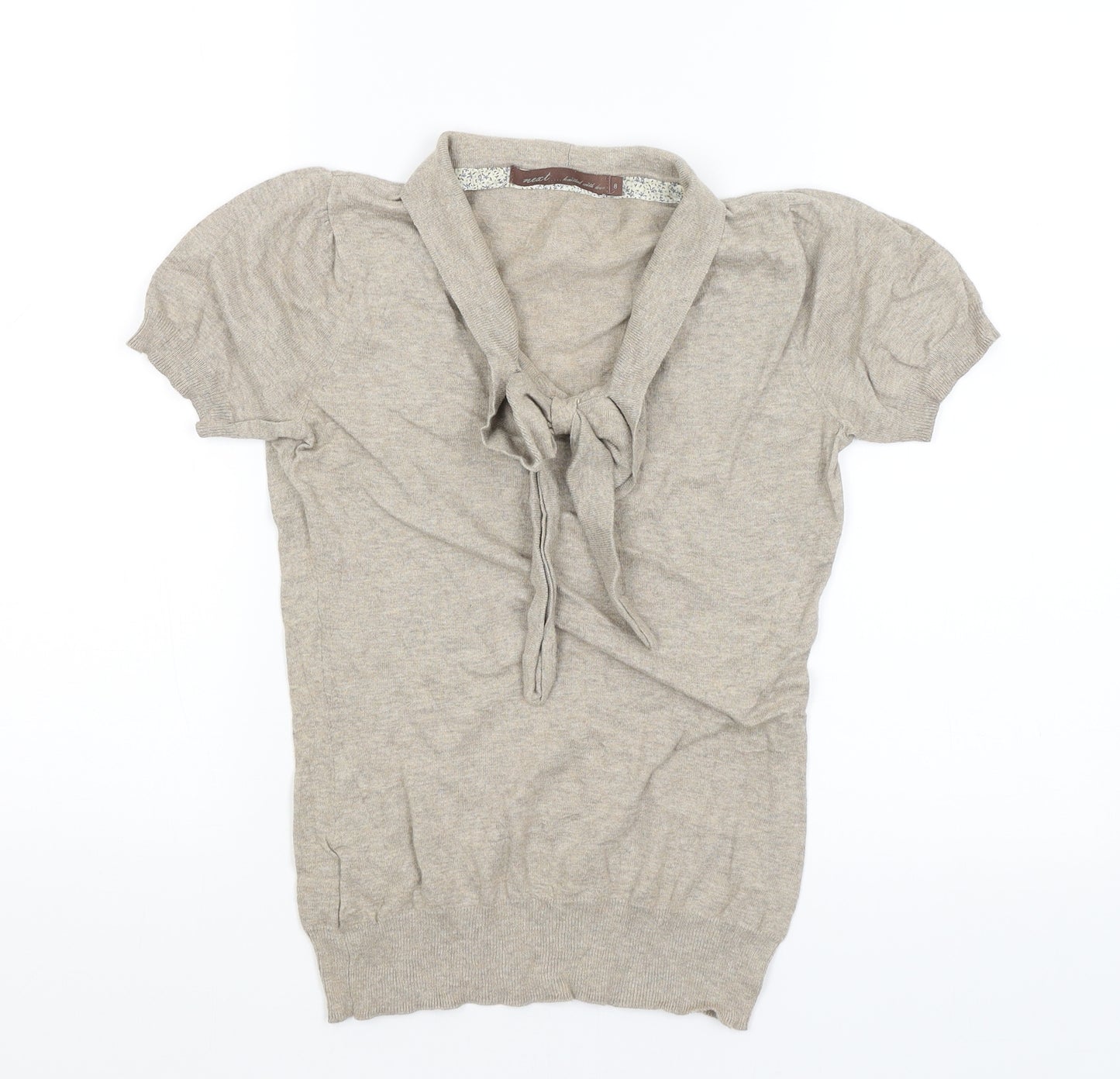 NEXT Womens Brown   Basic T-Shirt Size 8