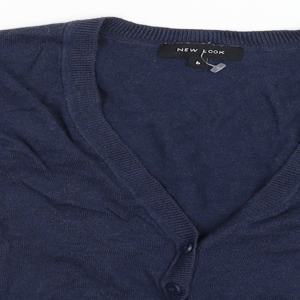 New Look Womens Blue   Cardigan Jumper Size 6