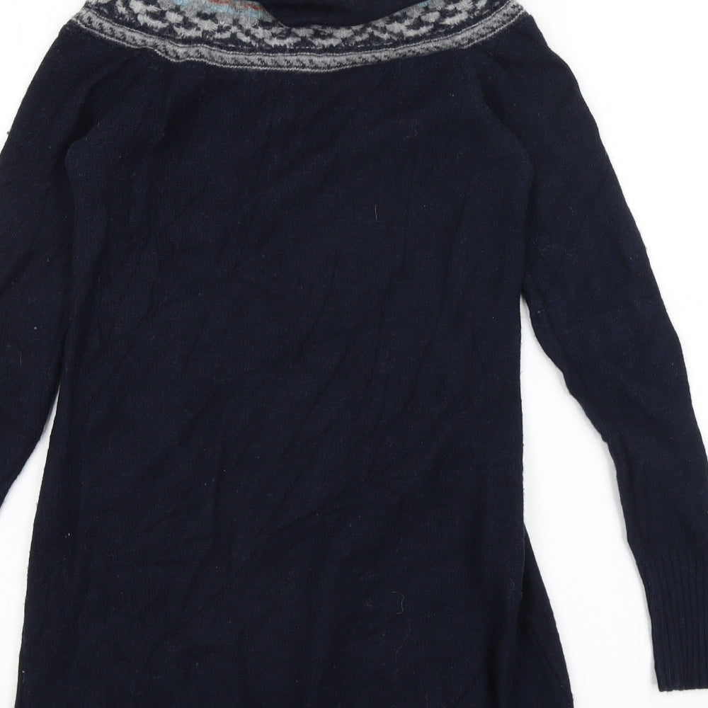 Fat Face Womens Blue   Pullover Jumper Size 10