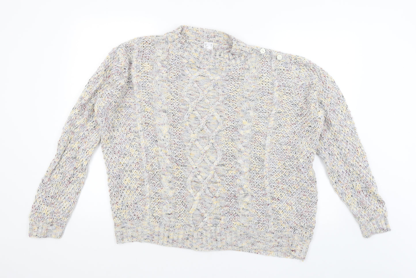 Preworn Womens White   Pullover Jumper Size 22