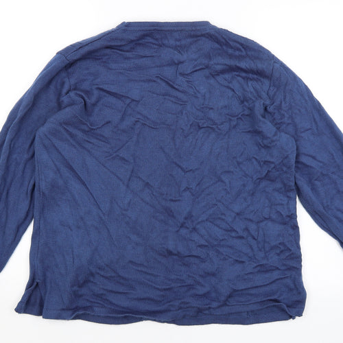 Dil Womens Blue   Cardigan Jumper Size XL