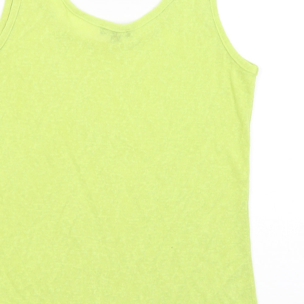 Marble Womens Yellow   Basic Tank Size 12