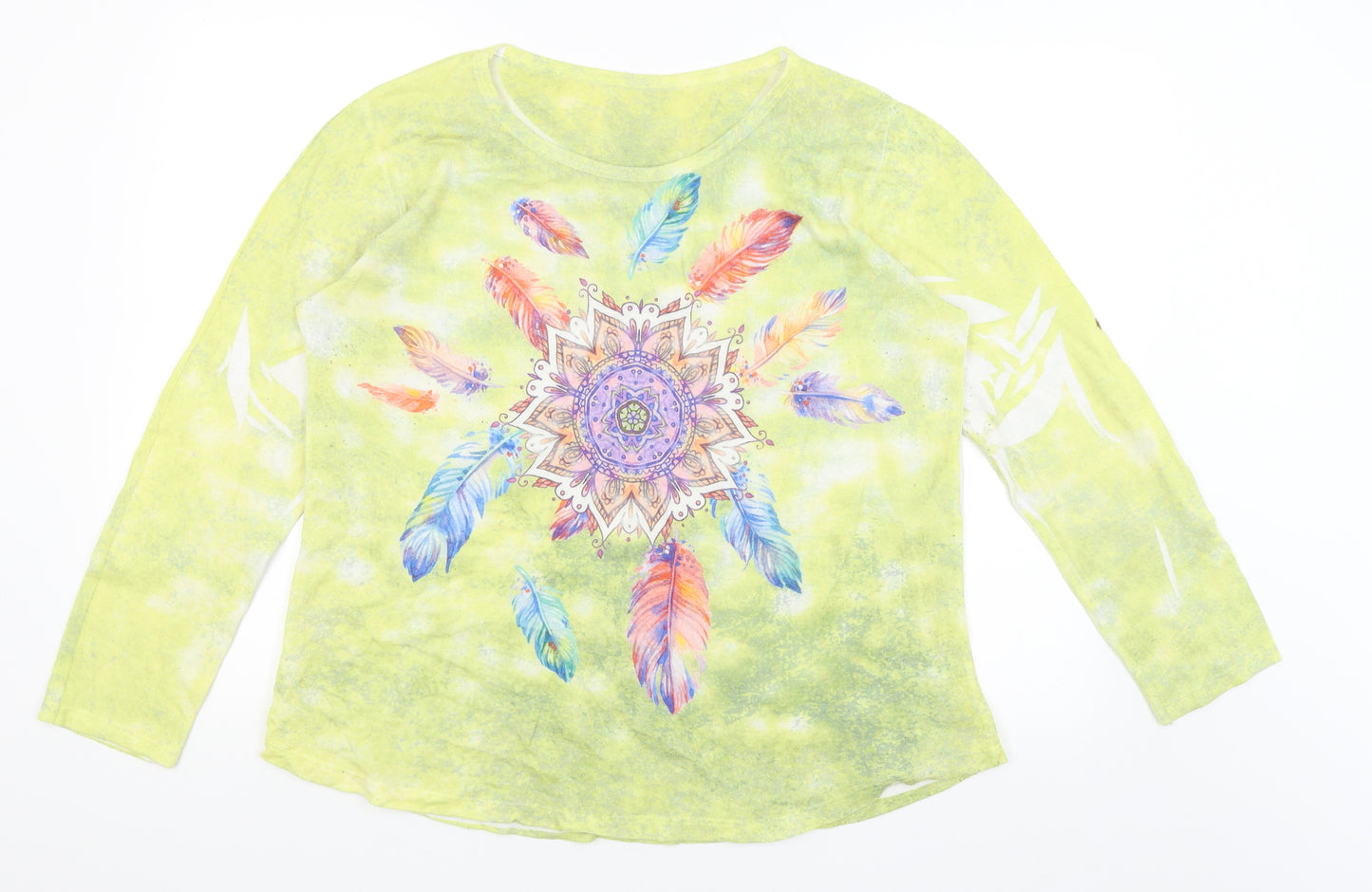 Preworn Womens Green   Basic T-Shirt Size 18