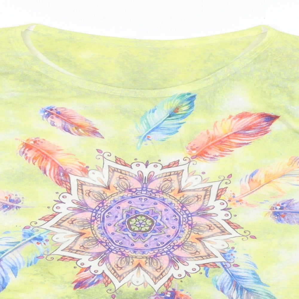 Preworn Womens Green   Basic T-Shirt Size 18