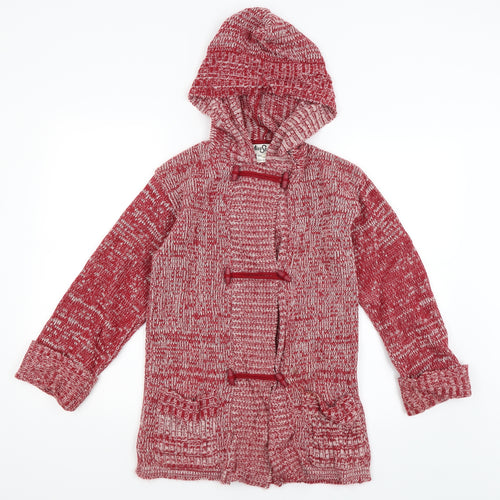 Miss Straven Womens Red   Pullover Hoodie Size 8