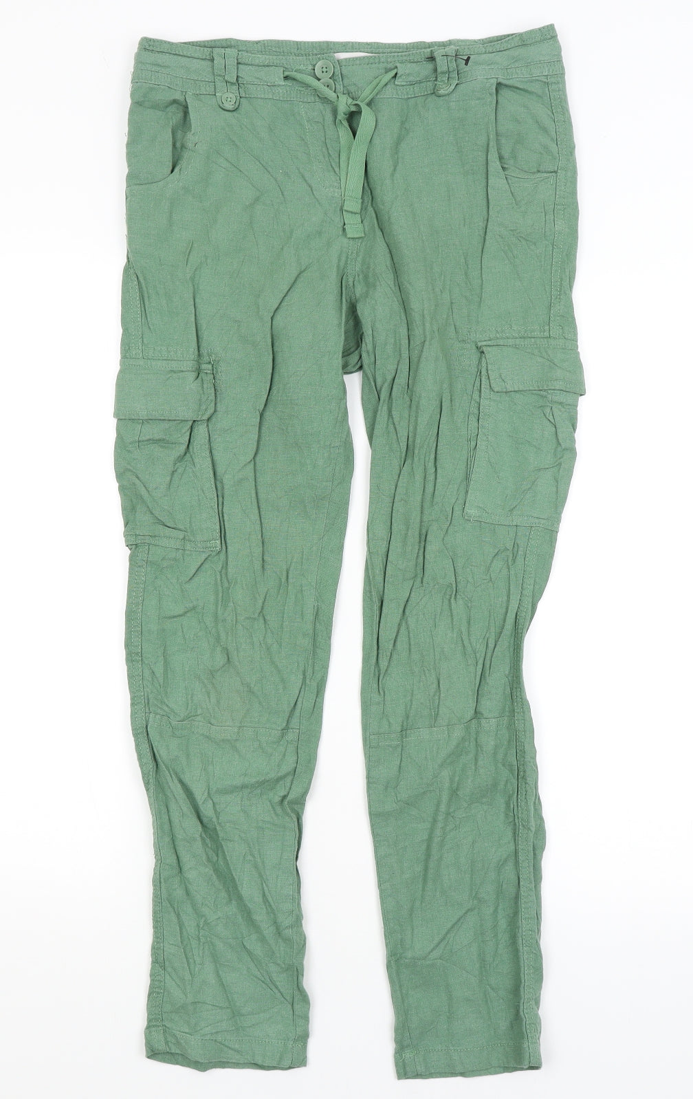 NEXT Womens Green   Trousers  Size 8 L28.5 in