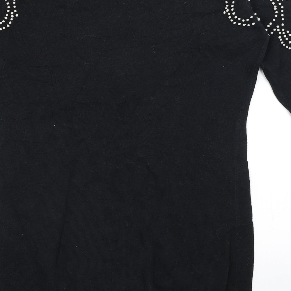 Motel Womens Black   Pullover Jumper Size M