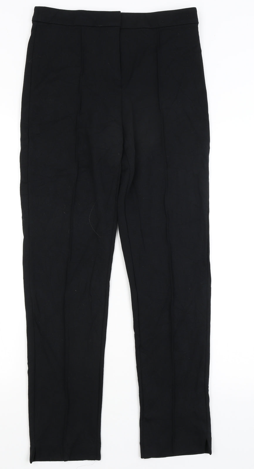M&S Womens Black   Dress Pants Trousers Size 8 L29 in