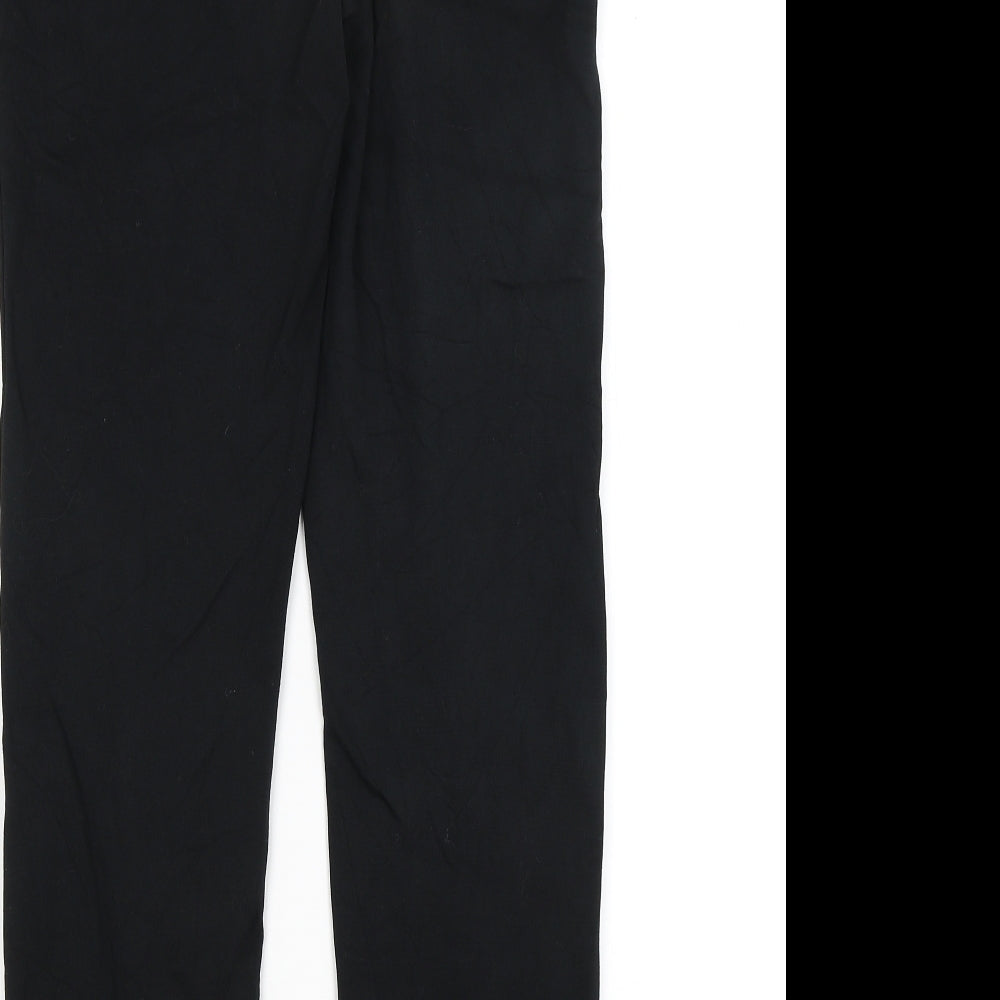M&S Womens Black   Dress Pants Trousers Size 8 L29 in
