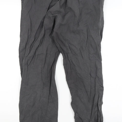 Max Mara Womens Grey   Trousers  Size 12 L26 in