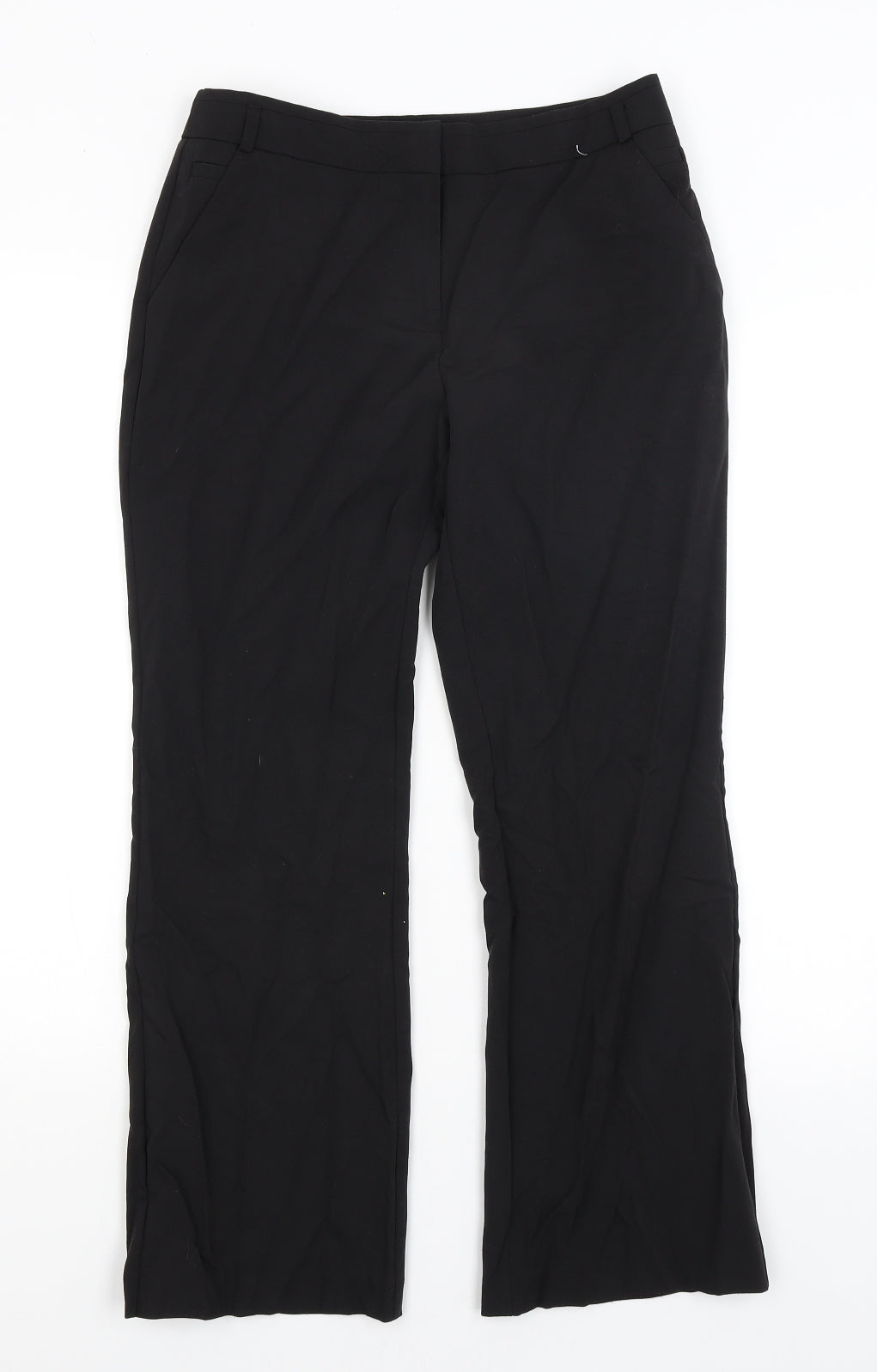 Dunnes Womens Black   Trousers  Size 8 L26.5 in