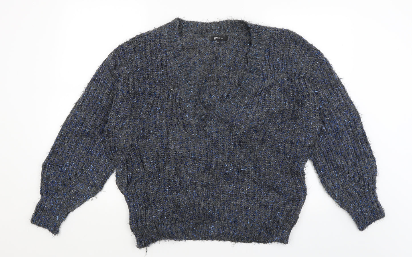 Unika Womens Blue   Pullover Jumper Size 16
