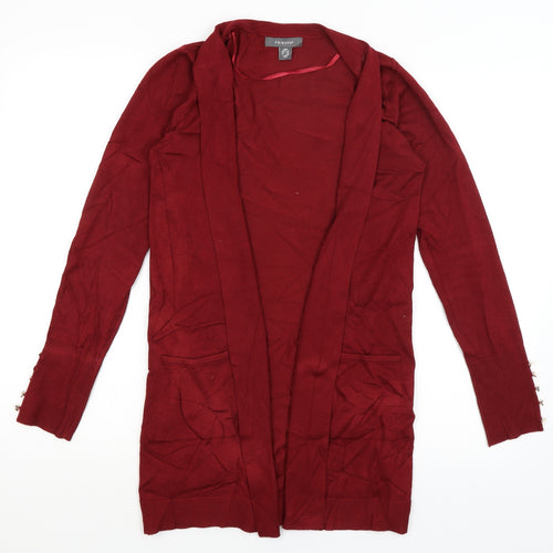 Primark Womens Red   Wrap Jumper Size 6