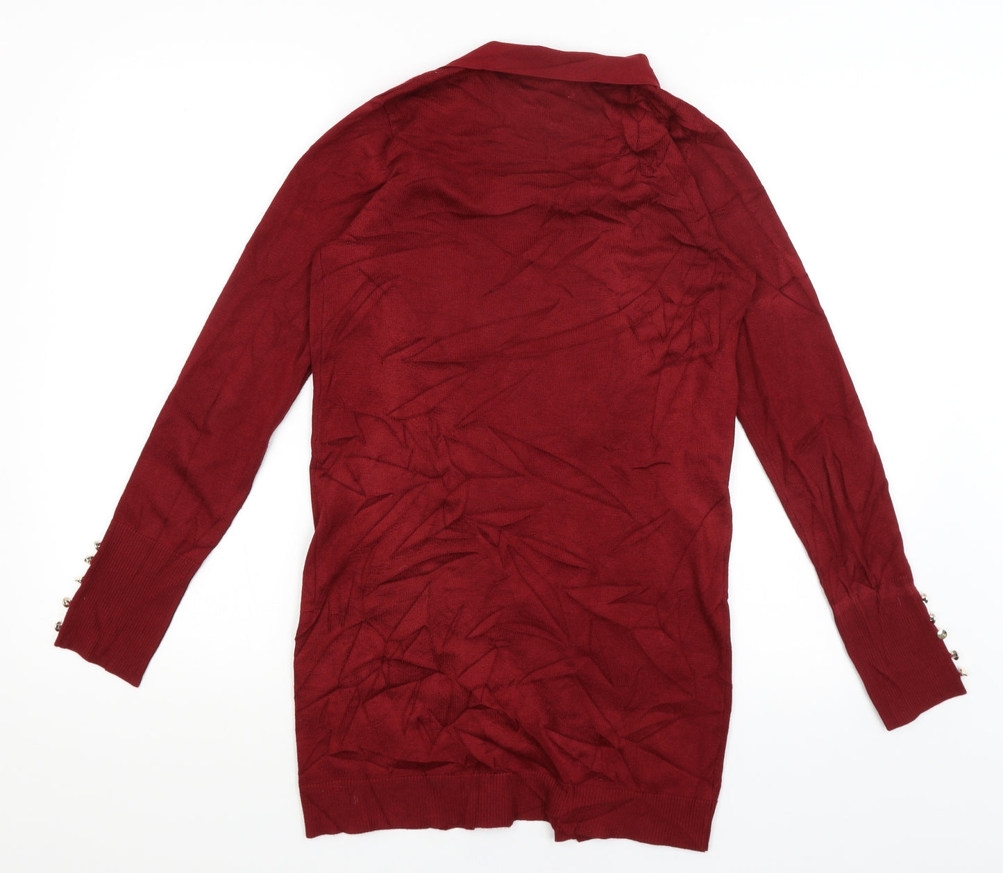 Primark Womens Red   Wrap Jumper Size 6